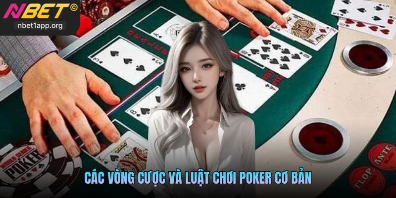 Các vòng cược và luật chơi Poker cơ bản